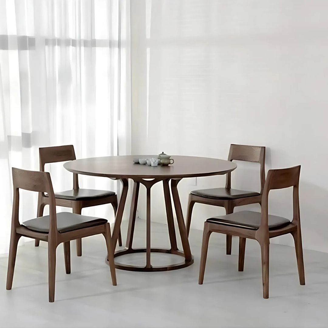 Japandi Solid wood Round table