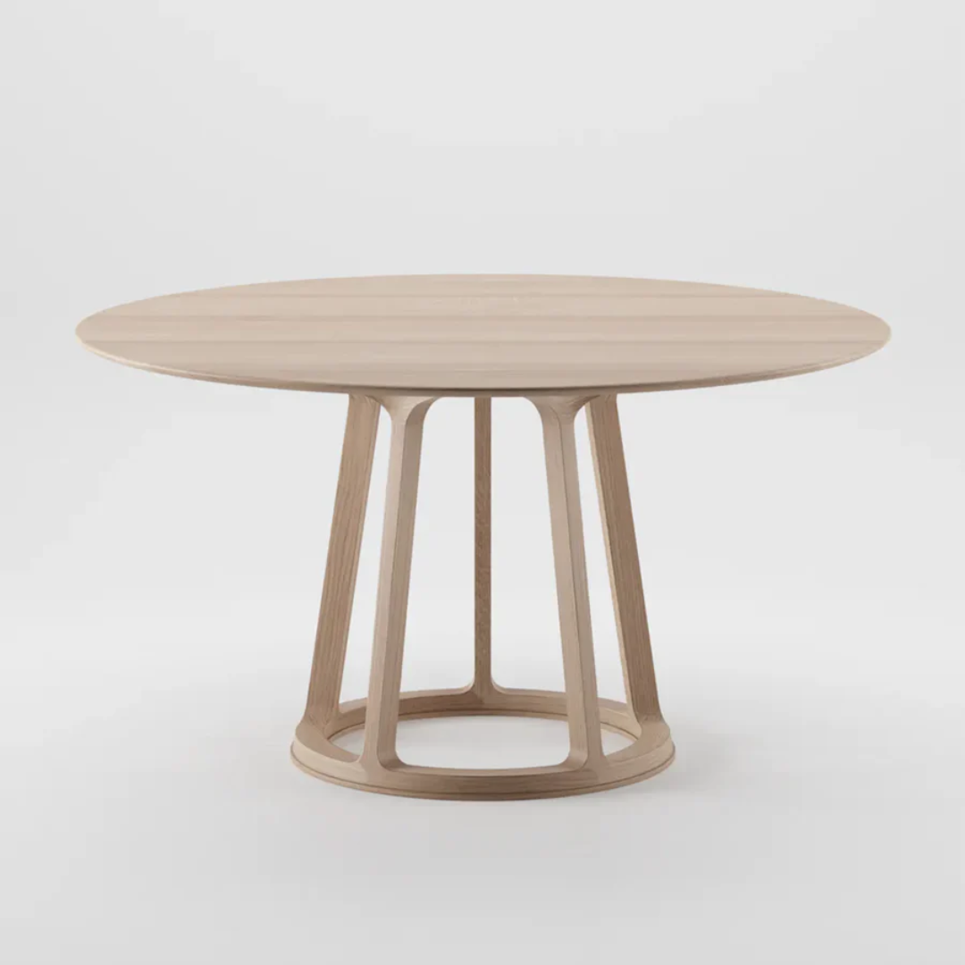 Japandi Solid wood Round table
