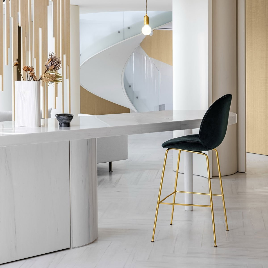 Bella Velvet bar stool