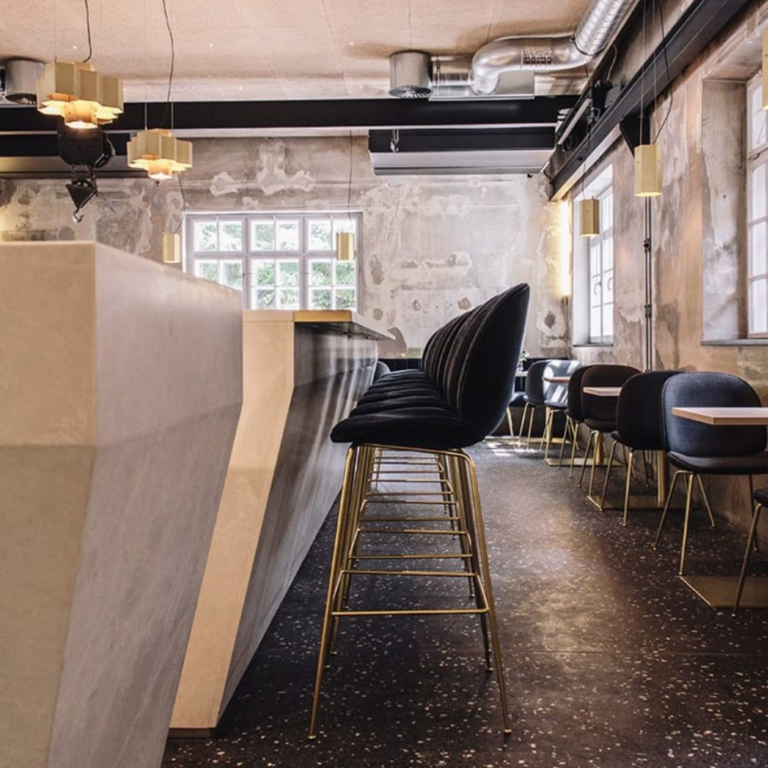 Bella Velvet bar stool