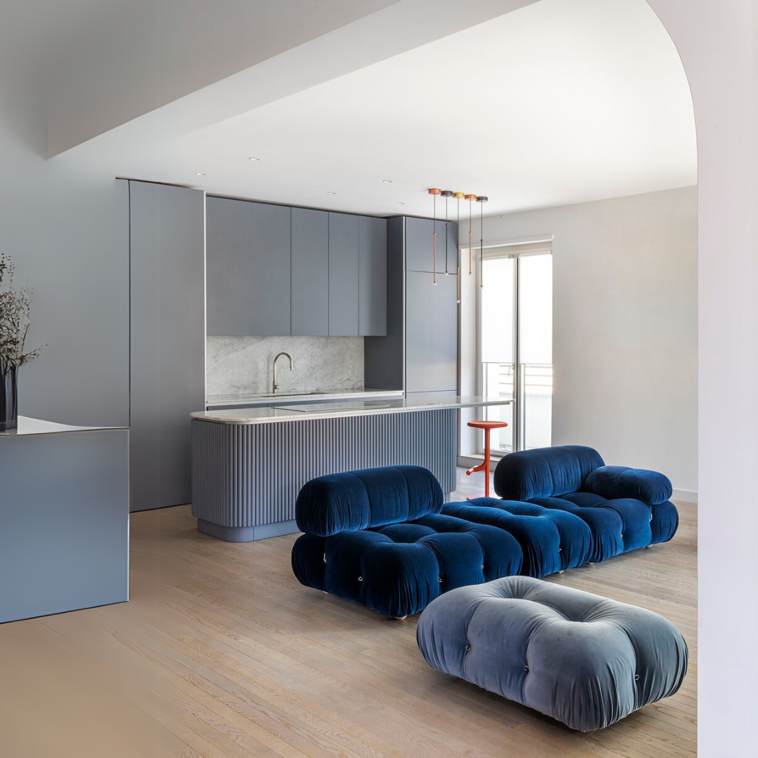 Corner with Right Armrests - Camelia modular sofa