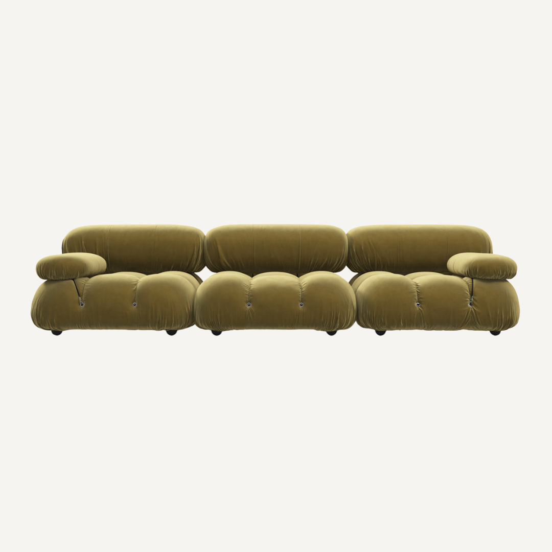 3-seater modular straight sofa - Camelia