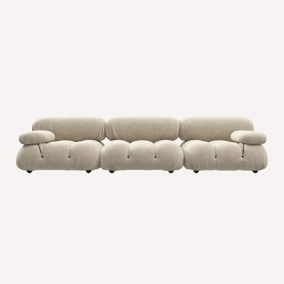 3-seater modular straight sofa - Camelia