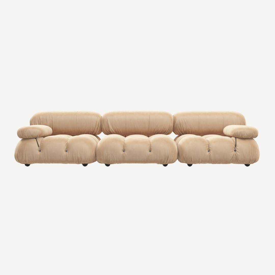 3-seater modular straight sofa - Camelia