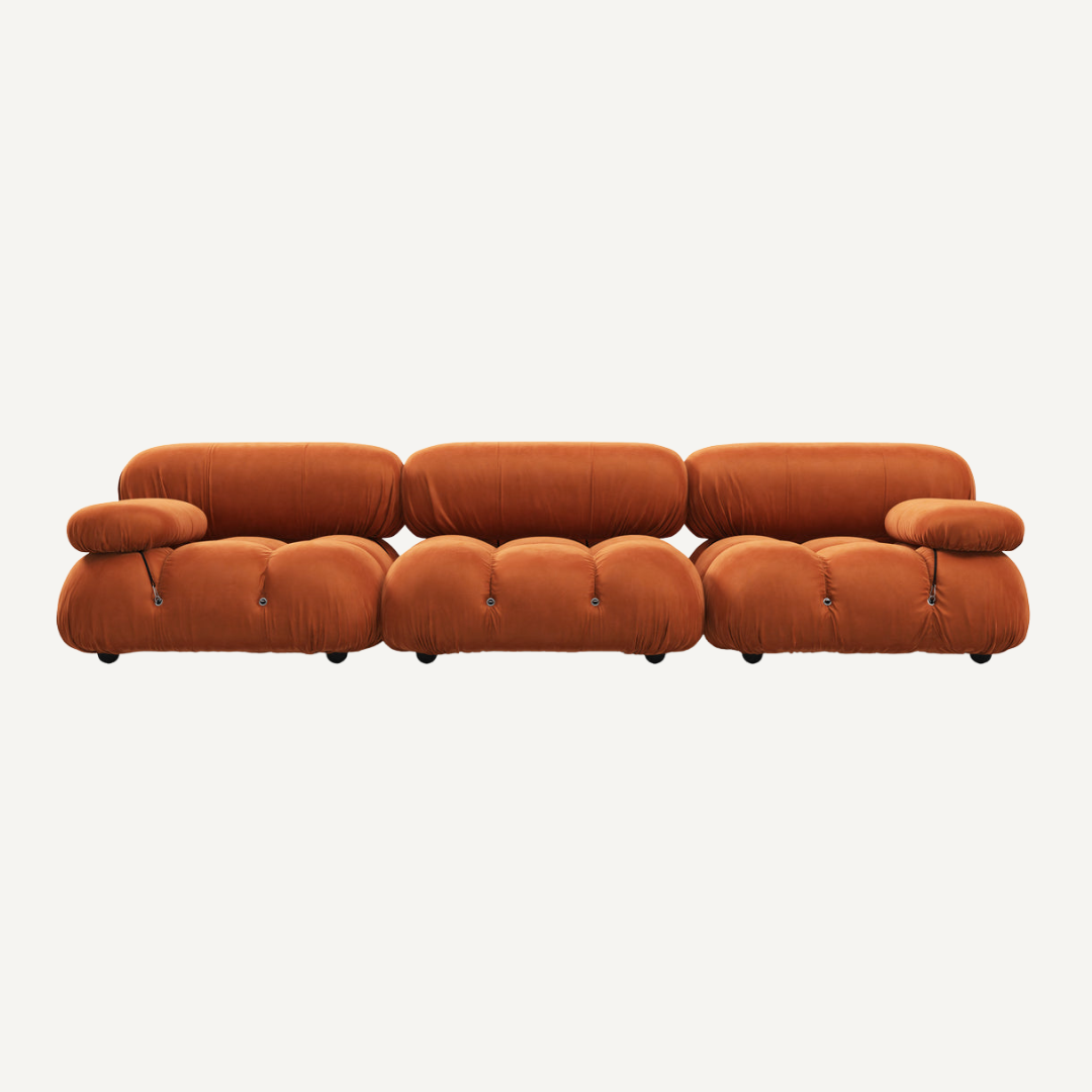 3-seater modular straight sofa - Camelia