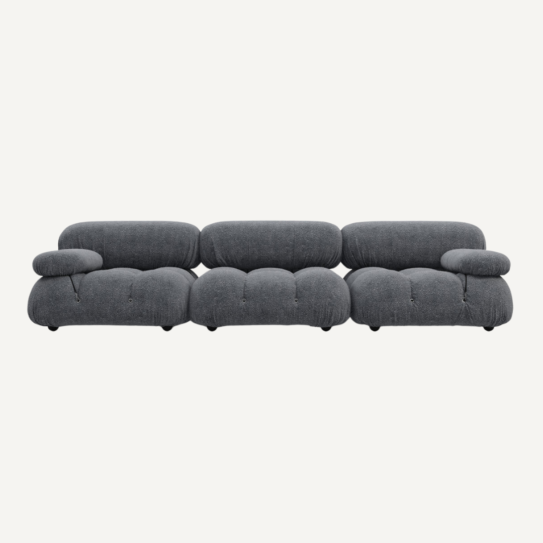 3-seater modular straight sofa - Camelia