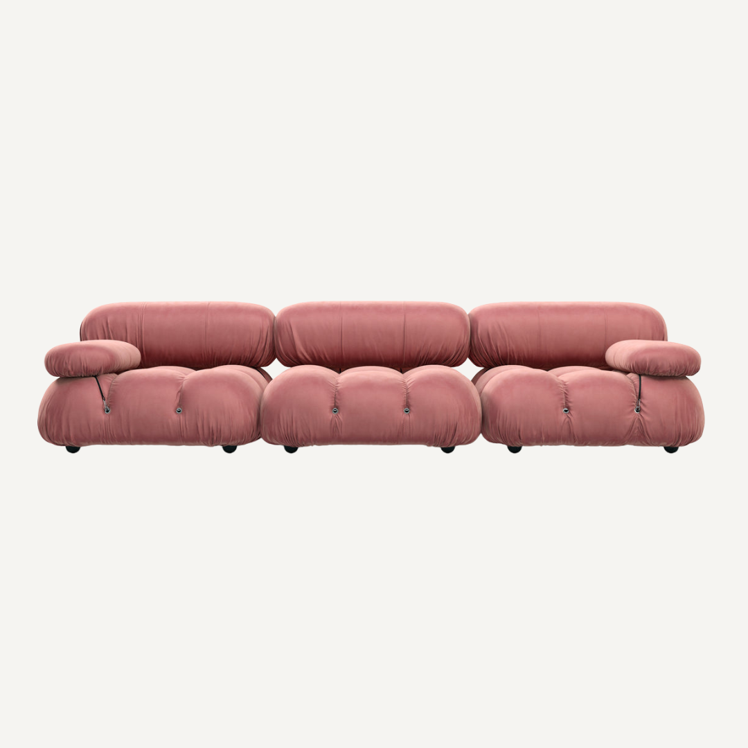 3-seater modular straight sofa - Camelia