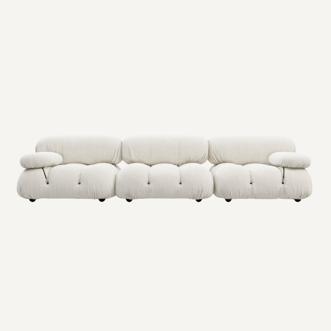 3-seater modular straight sofa - Camelia