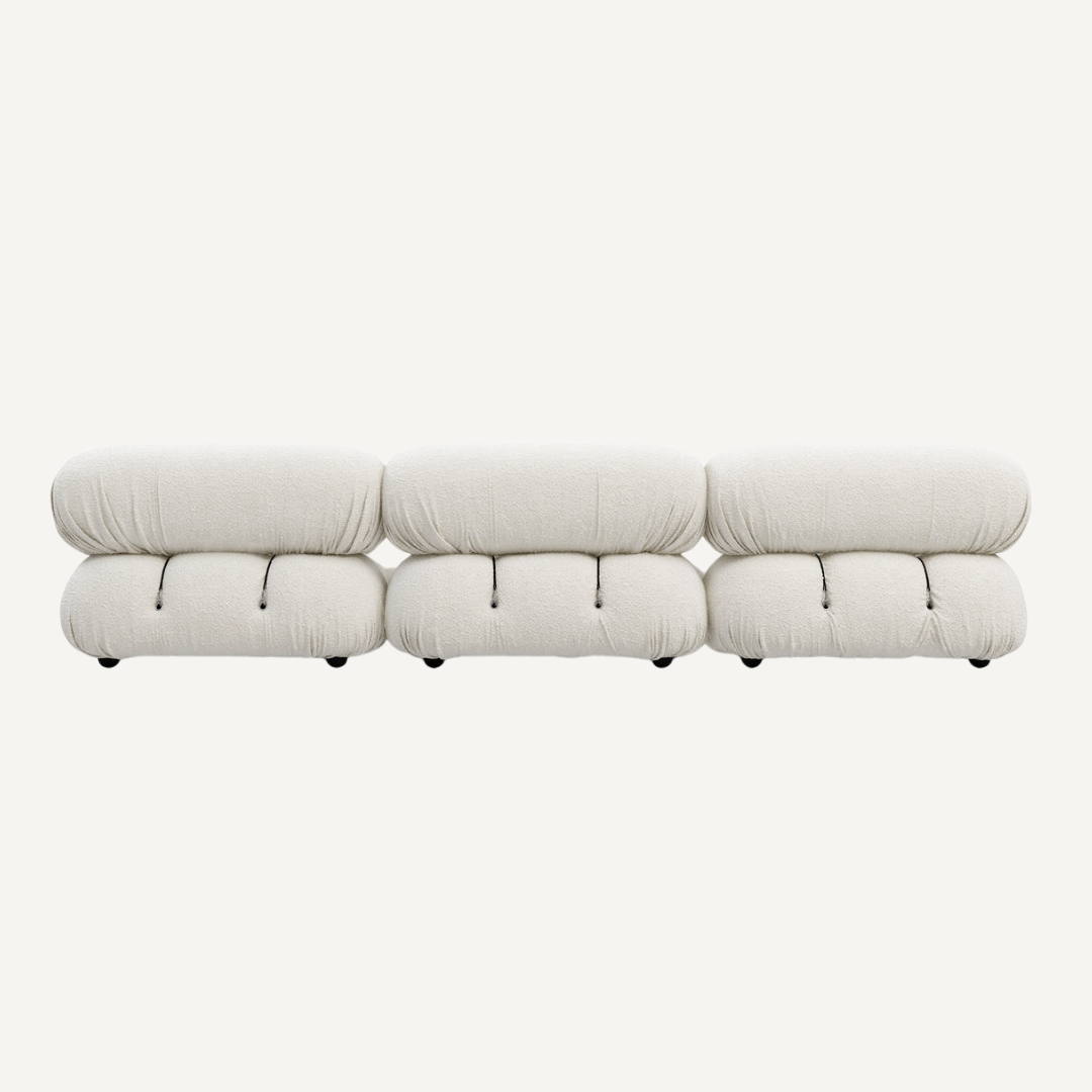 3-seater modular straight sofa - Camelia