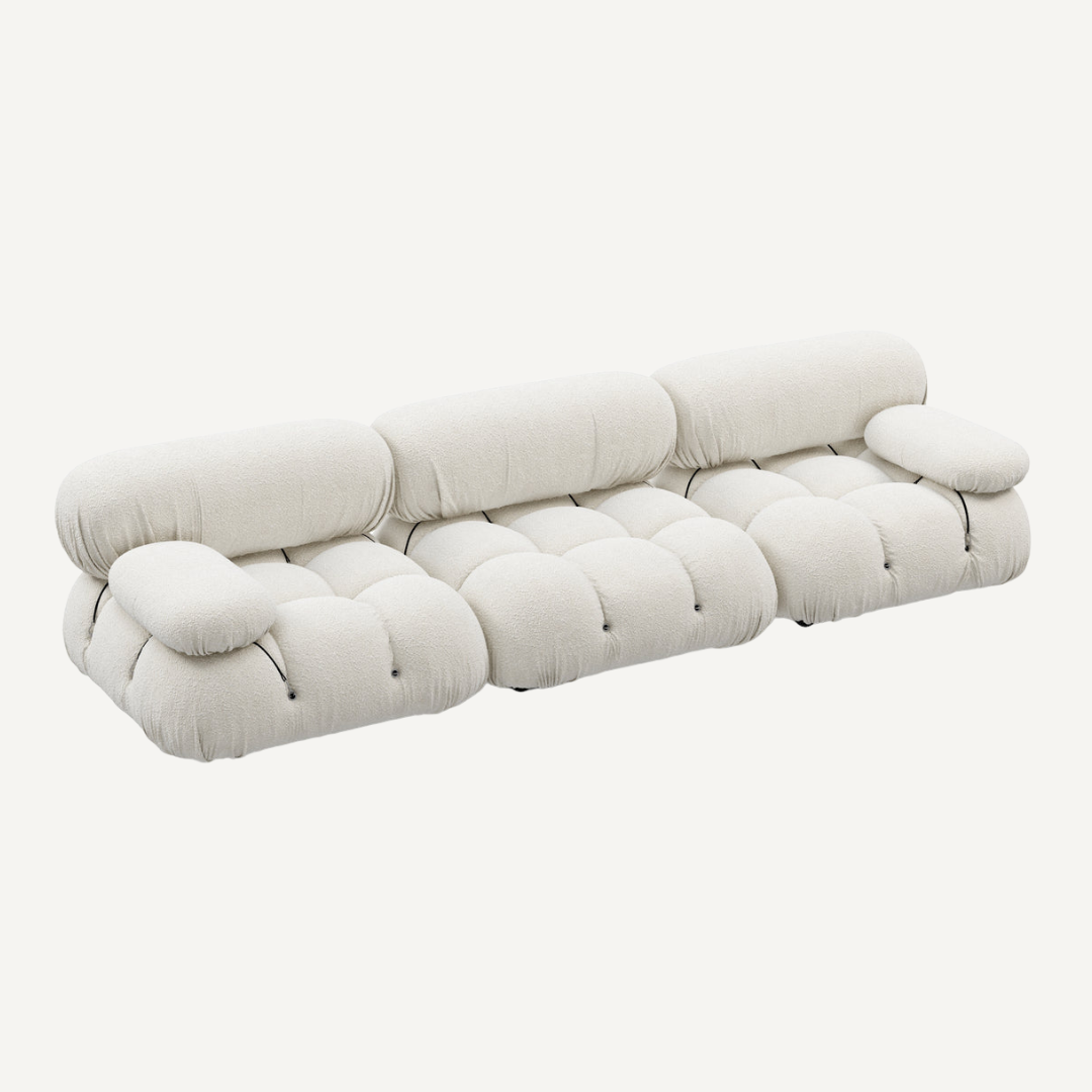 3-seater modular straight sofa - Camelia