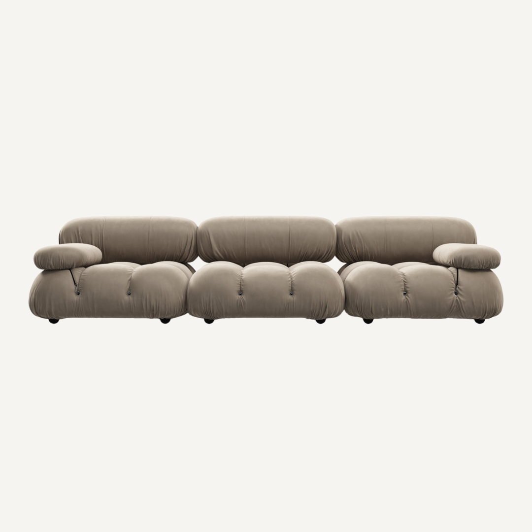 3-seater modular straight sofa - Camelia