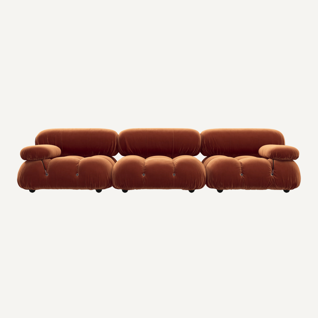 3-seater modular straight sofa - Camelia