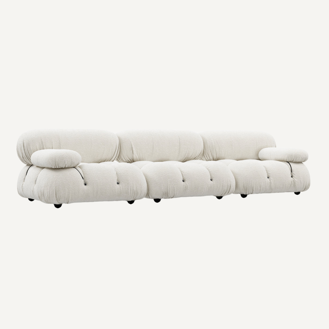 3-seater modular straight sofa - Camelia
