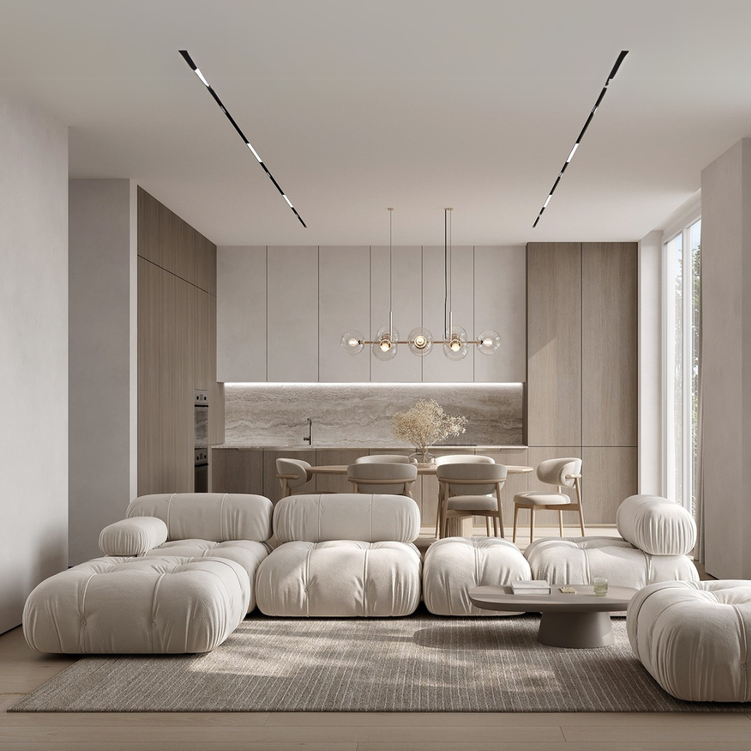 Square footrest 95 x 95 cm - Camelia modular sofa