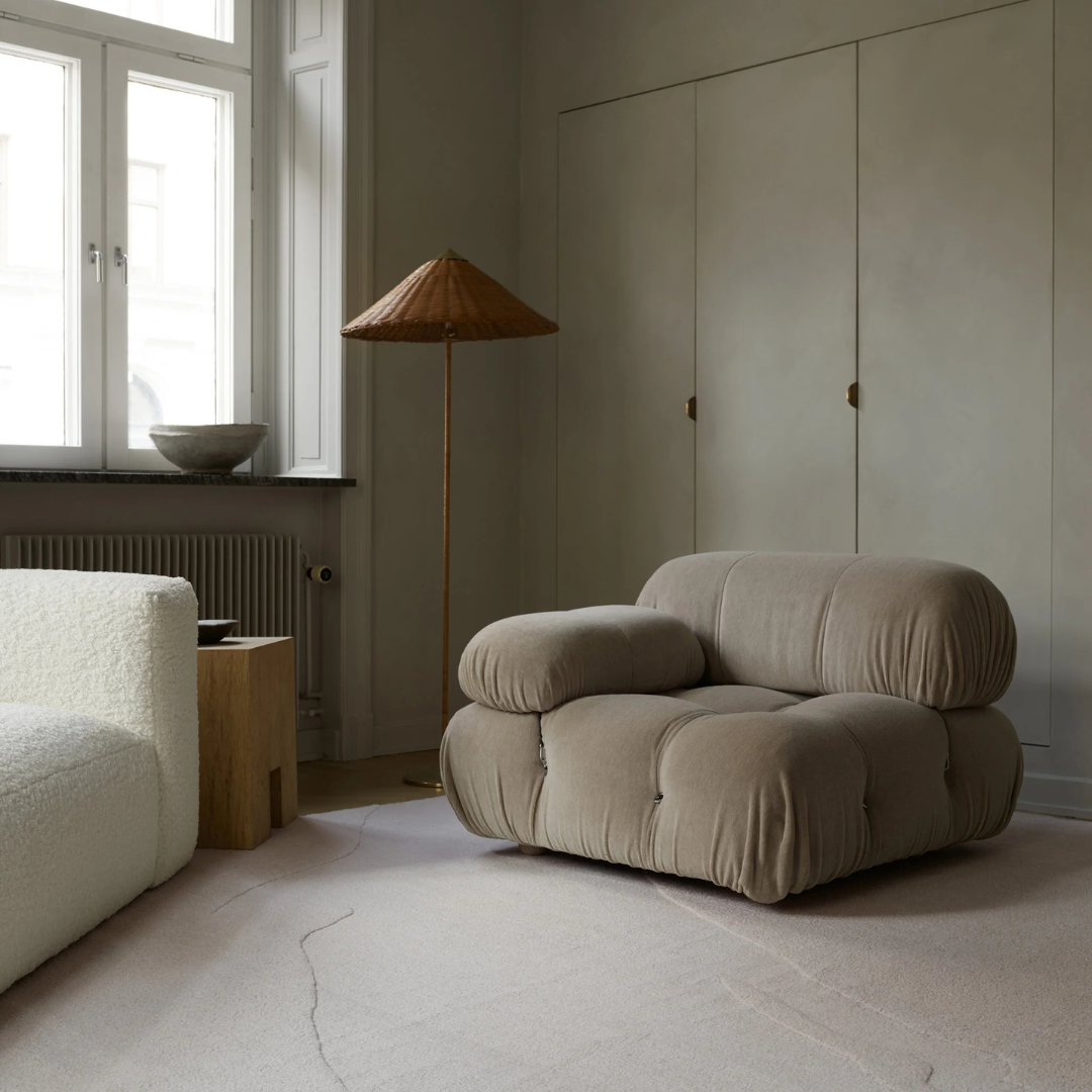 Corner with Right Armrests - Camelia modular sofa