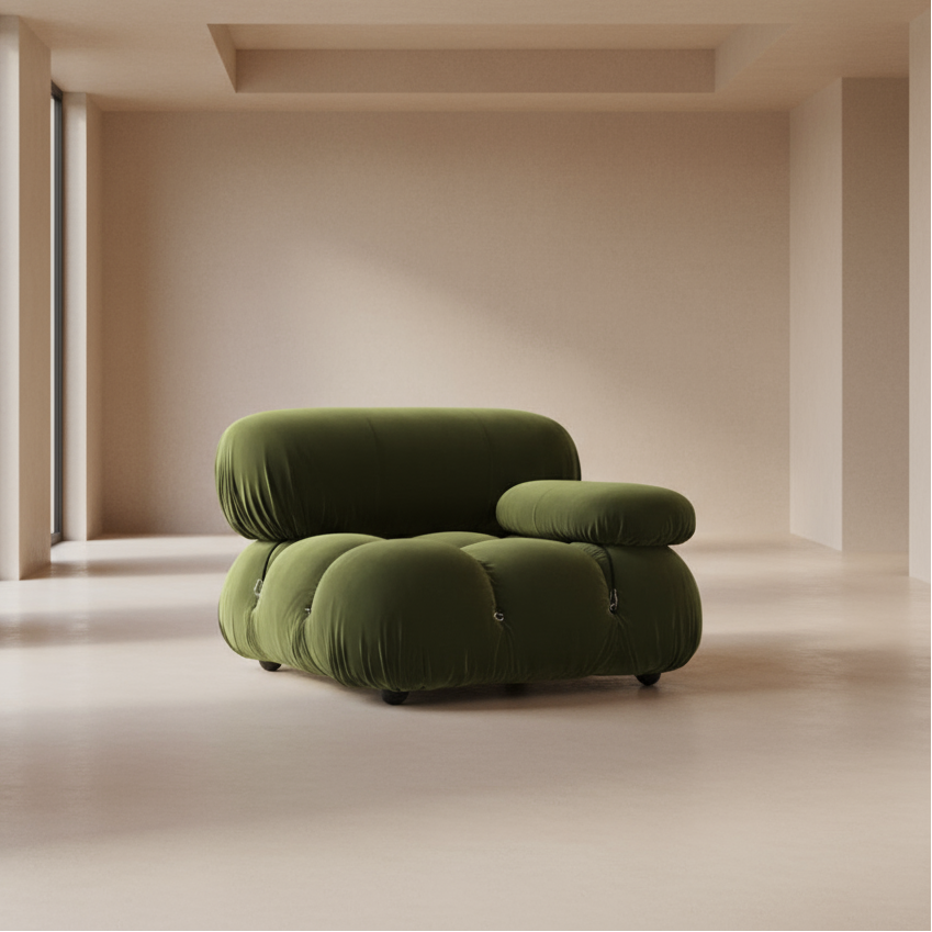 Corner with Left Armrests - Camelia modular sofa