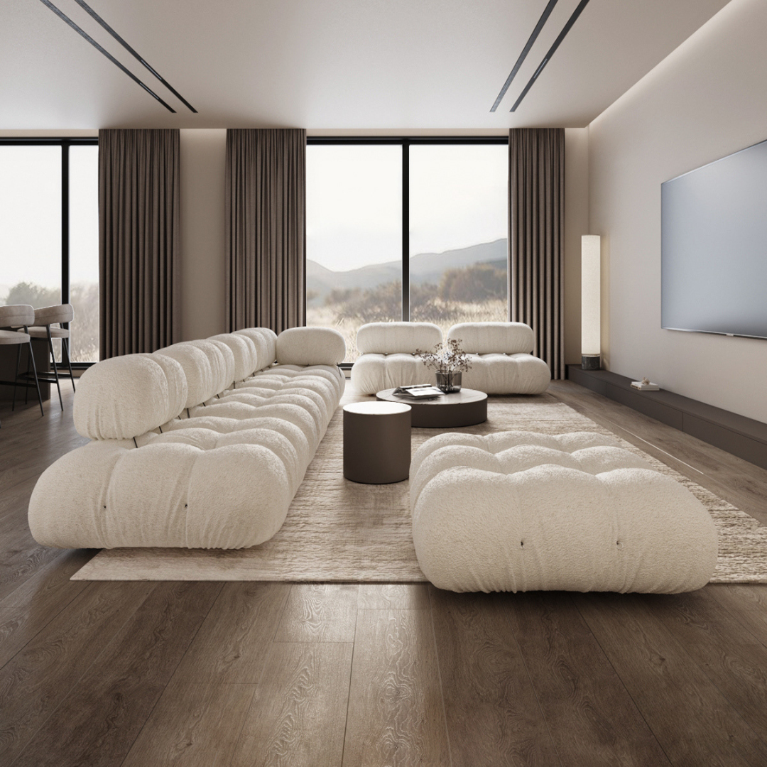 Square footrest 95 x 95 cm - Camelia modular sofa