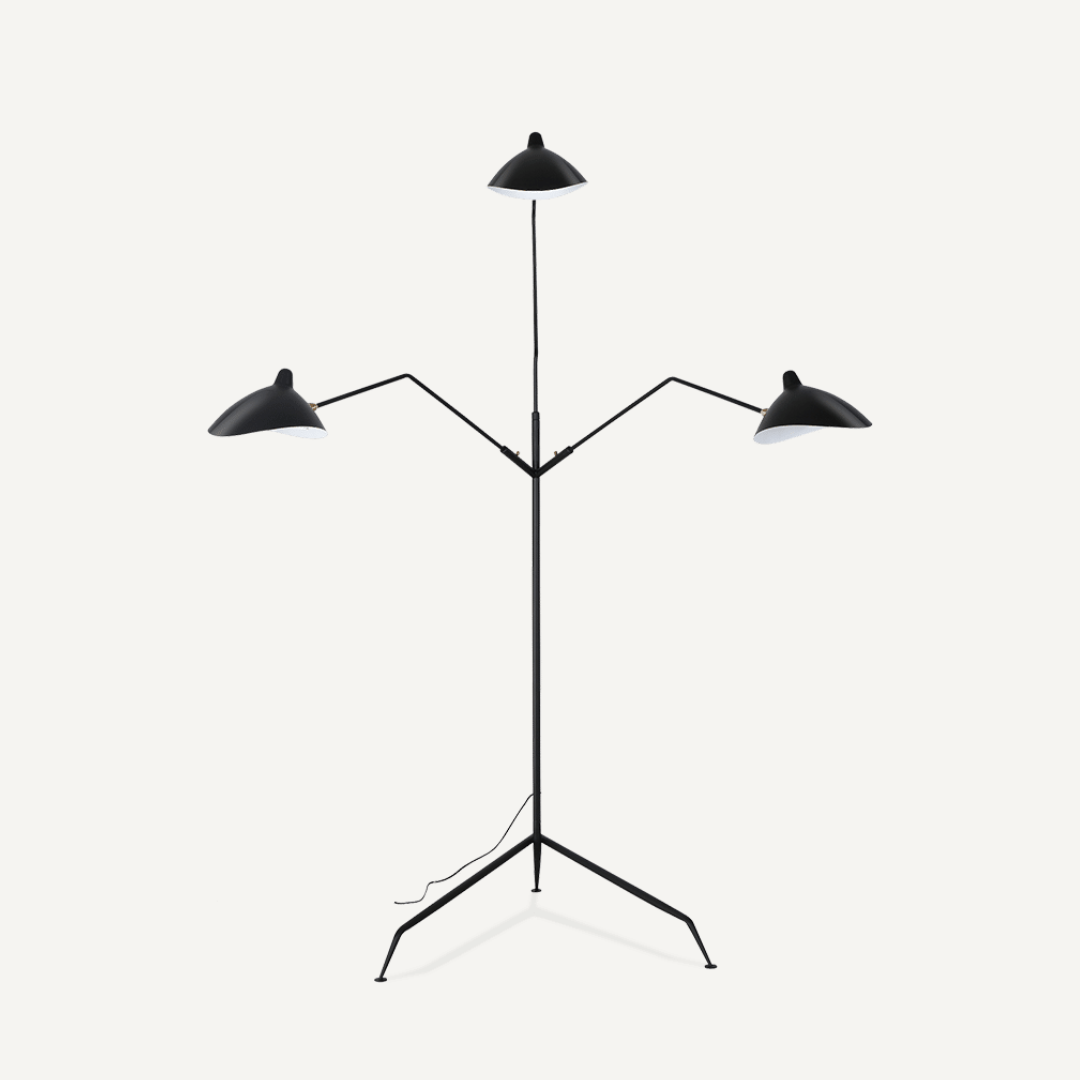 Spider floor lamp 3 arms