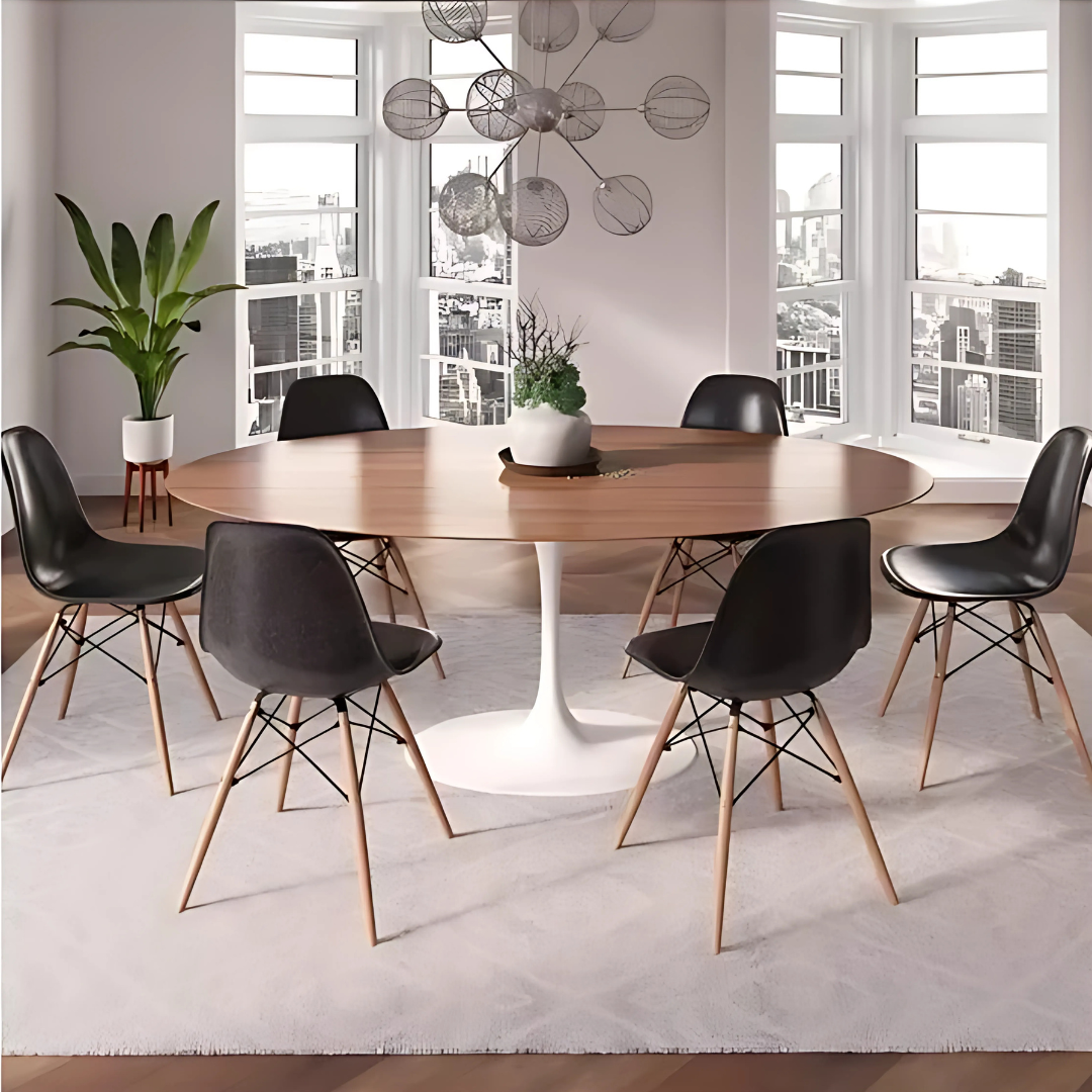 Tulip Wooden round Table