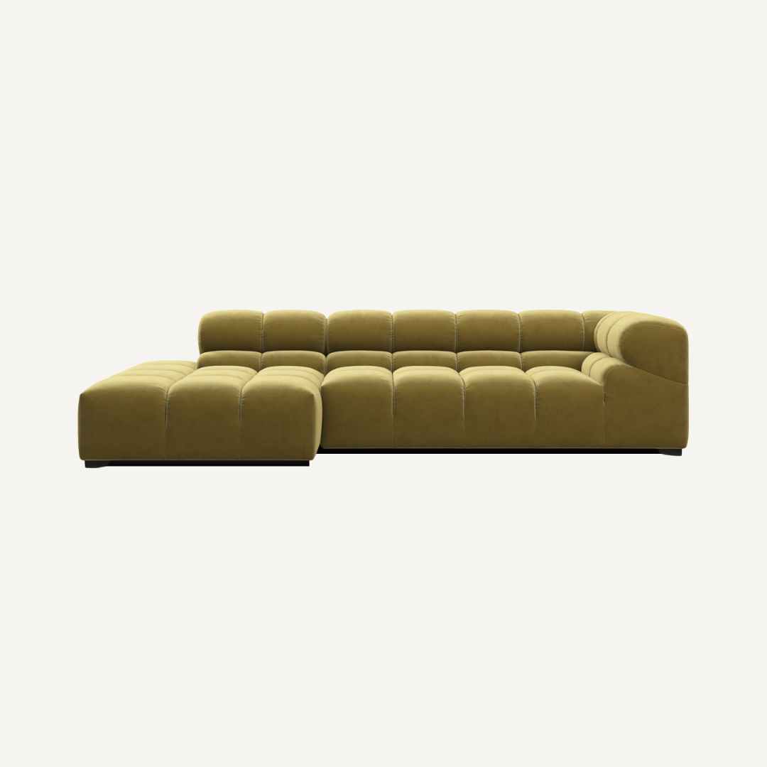 3-Seater Corner Modular Sofa with Corner Piece 286 x 150 cm – Tully
