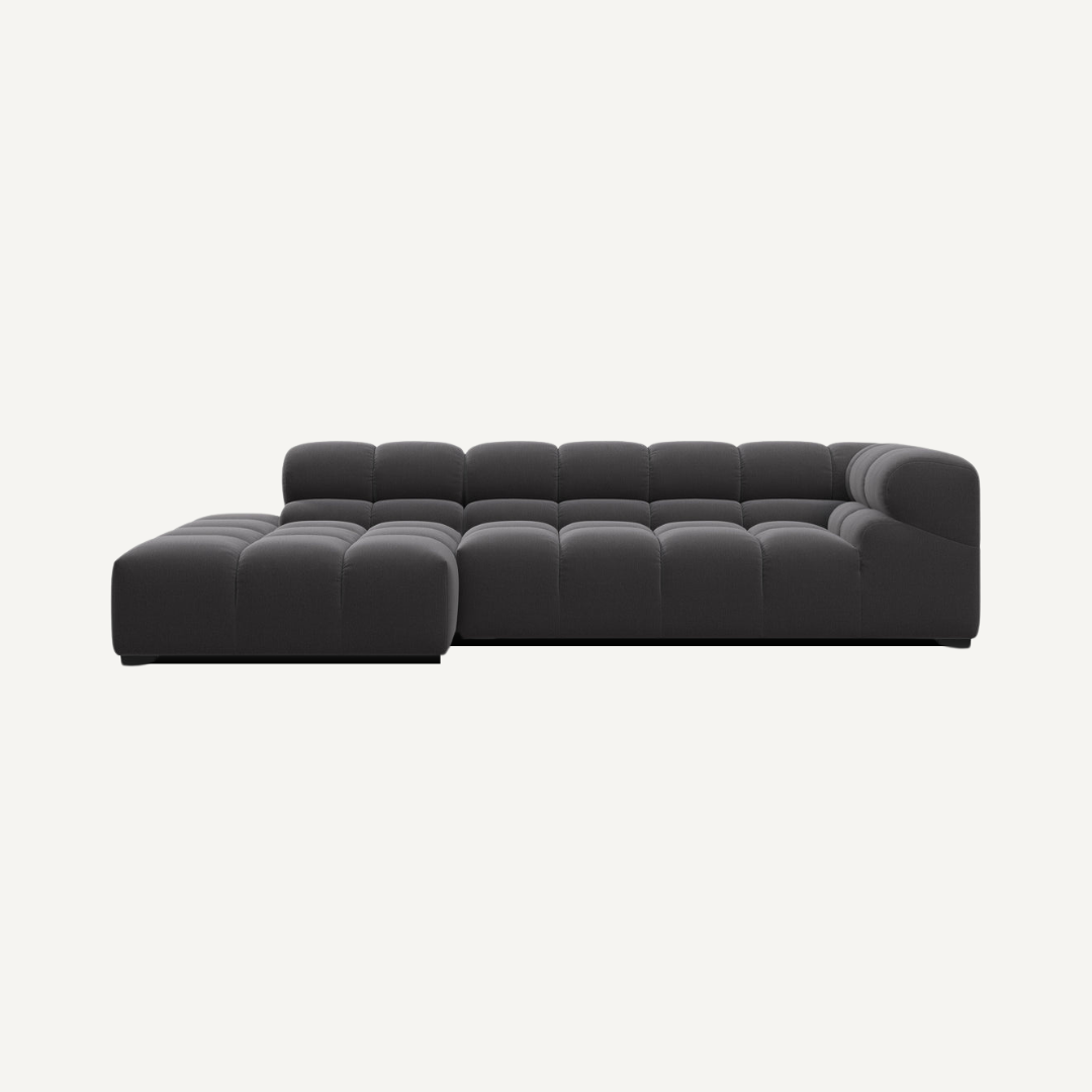 3-Seater Corner Modular Sofa with Corner Piece 286 x 150 cm – Tully