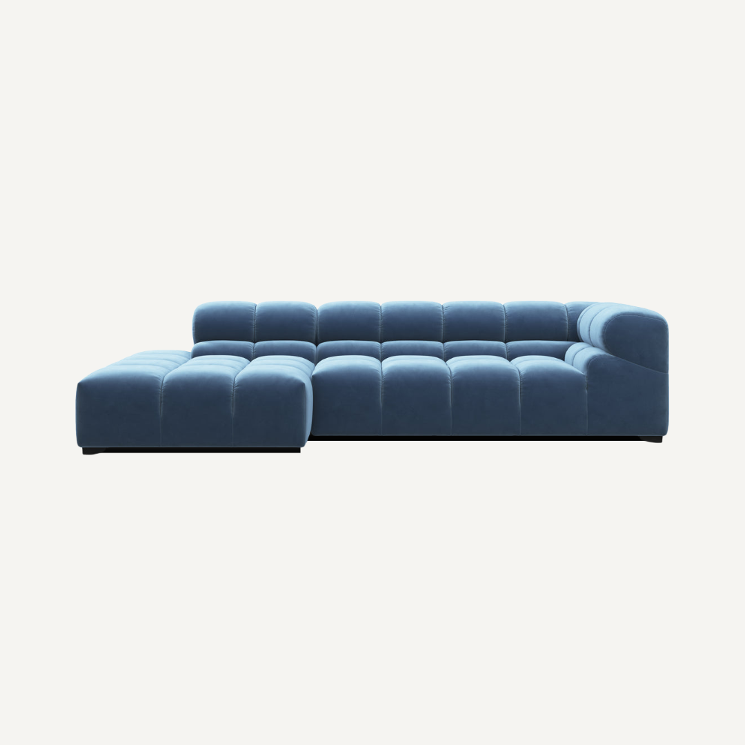 3-Seater Corner Modular Sofa with Corner Piece 286 x 150 cm – Tully