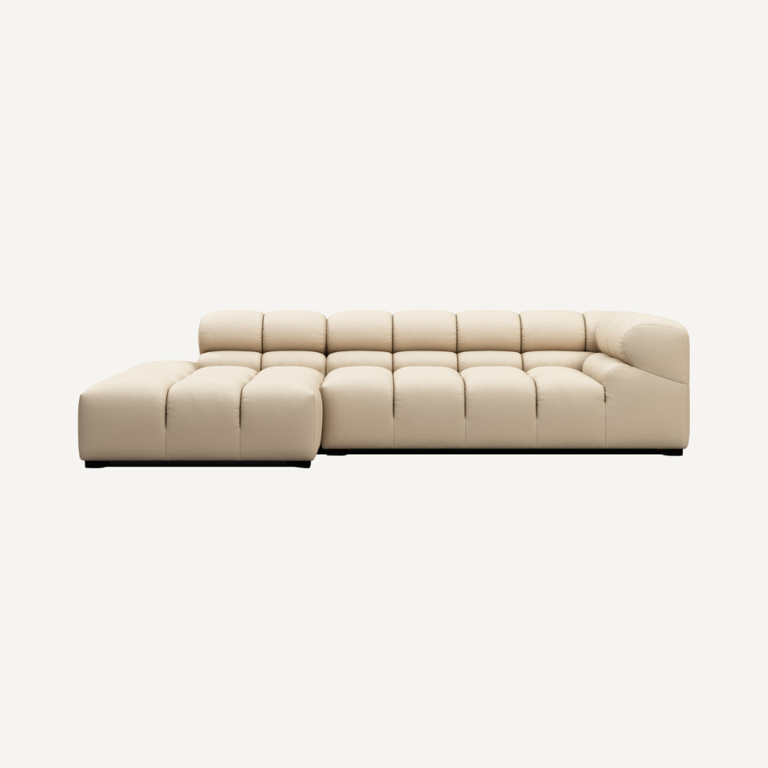 3-Seater Corner Modular Sofa with Corner Piece 286 x 150 cm – Tully