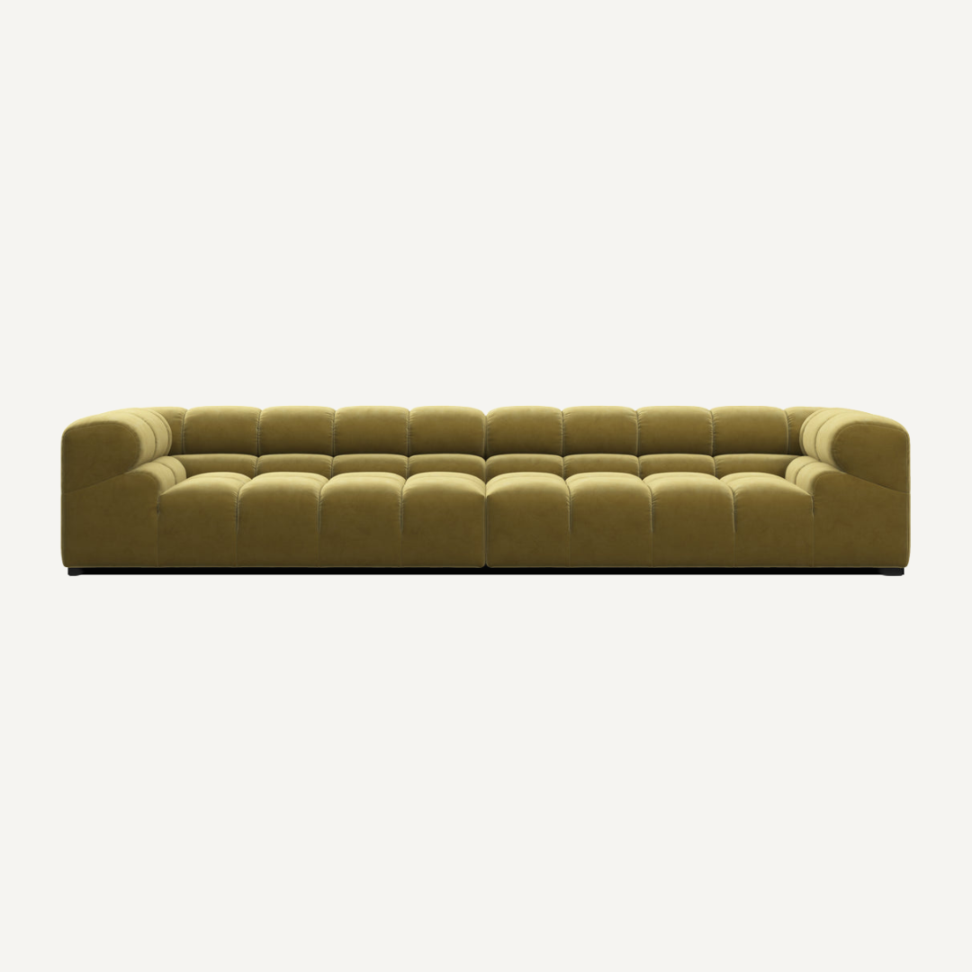 Large Straight Modular Sofa – 354 cm – 4 to 5 seats – Tully