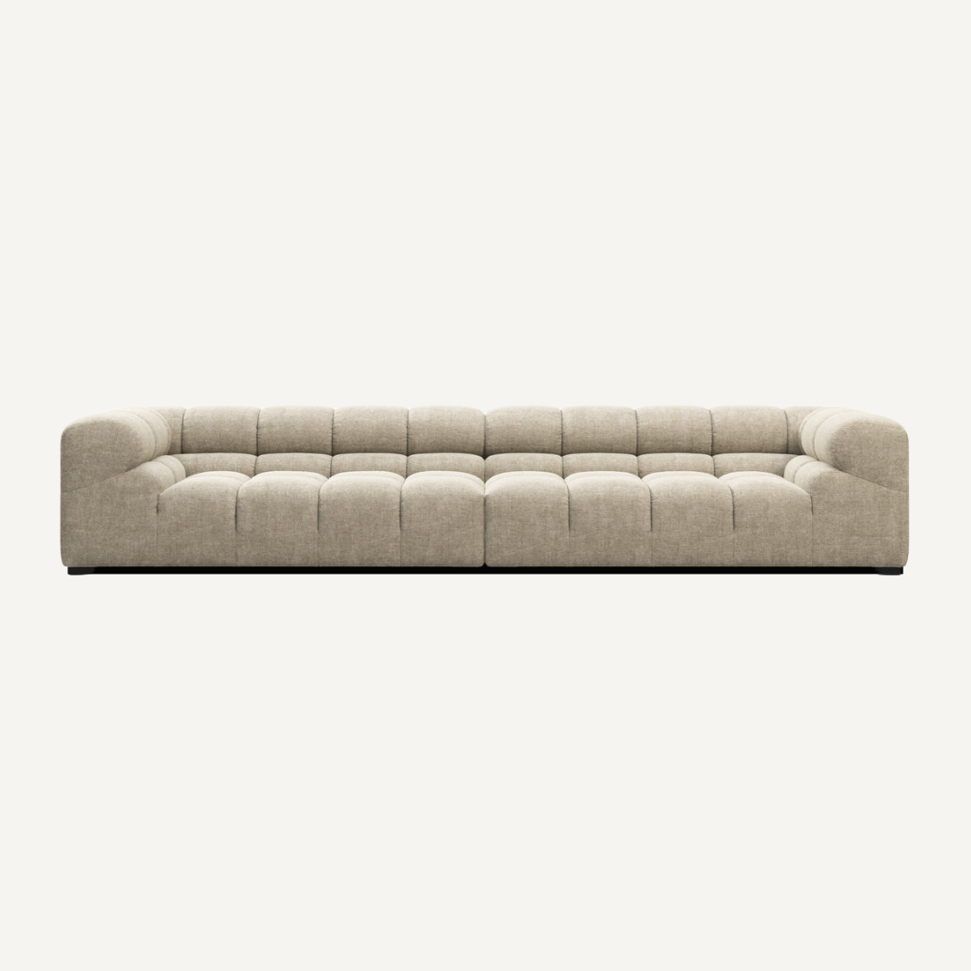 Large Straight Modular Sofa – 354 cm – 4 to 5 seats – Tully