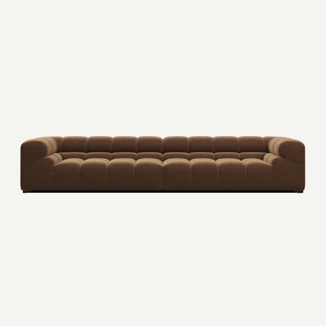 Large Straight Modular Sofa – 354 cm – 4 to 5 seats – Tully