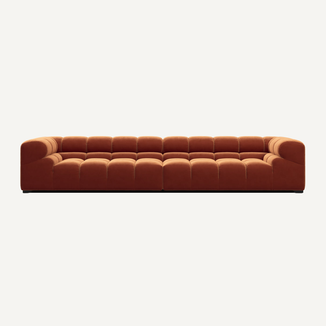 Large Straight Modular Sofa – 354 cm – 4 to 5 seats – Tully