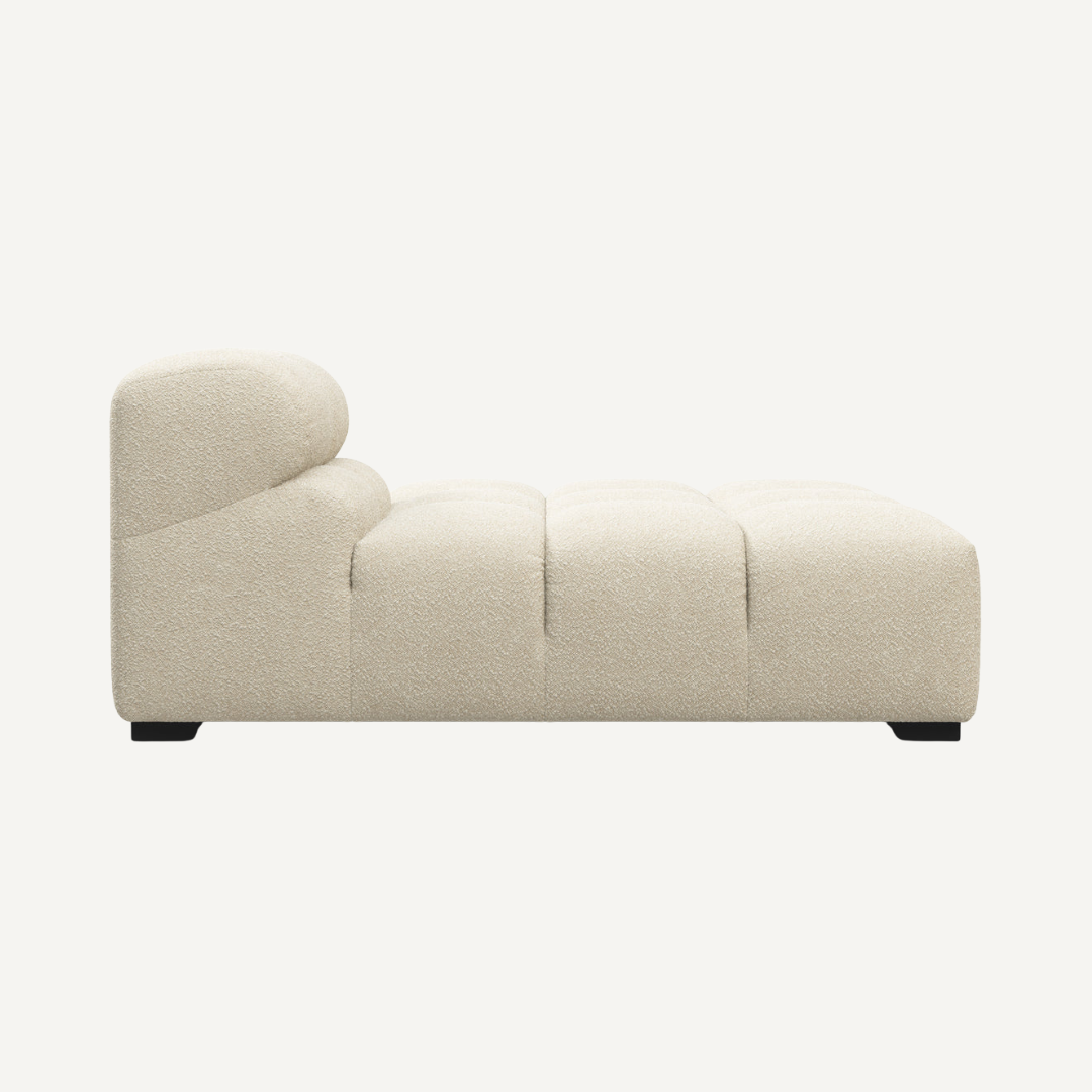 Long Chaise with Cut Backrest on Right – Tully Modular Sofa