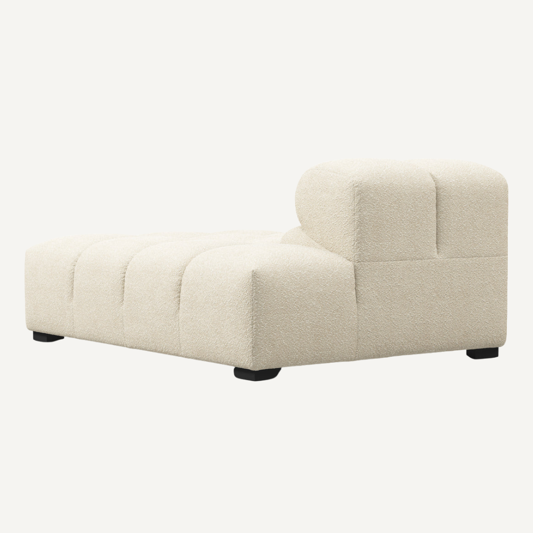 Long Chaise with Cut Backrest on Right – Tully Modular Sofa