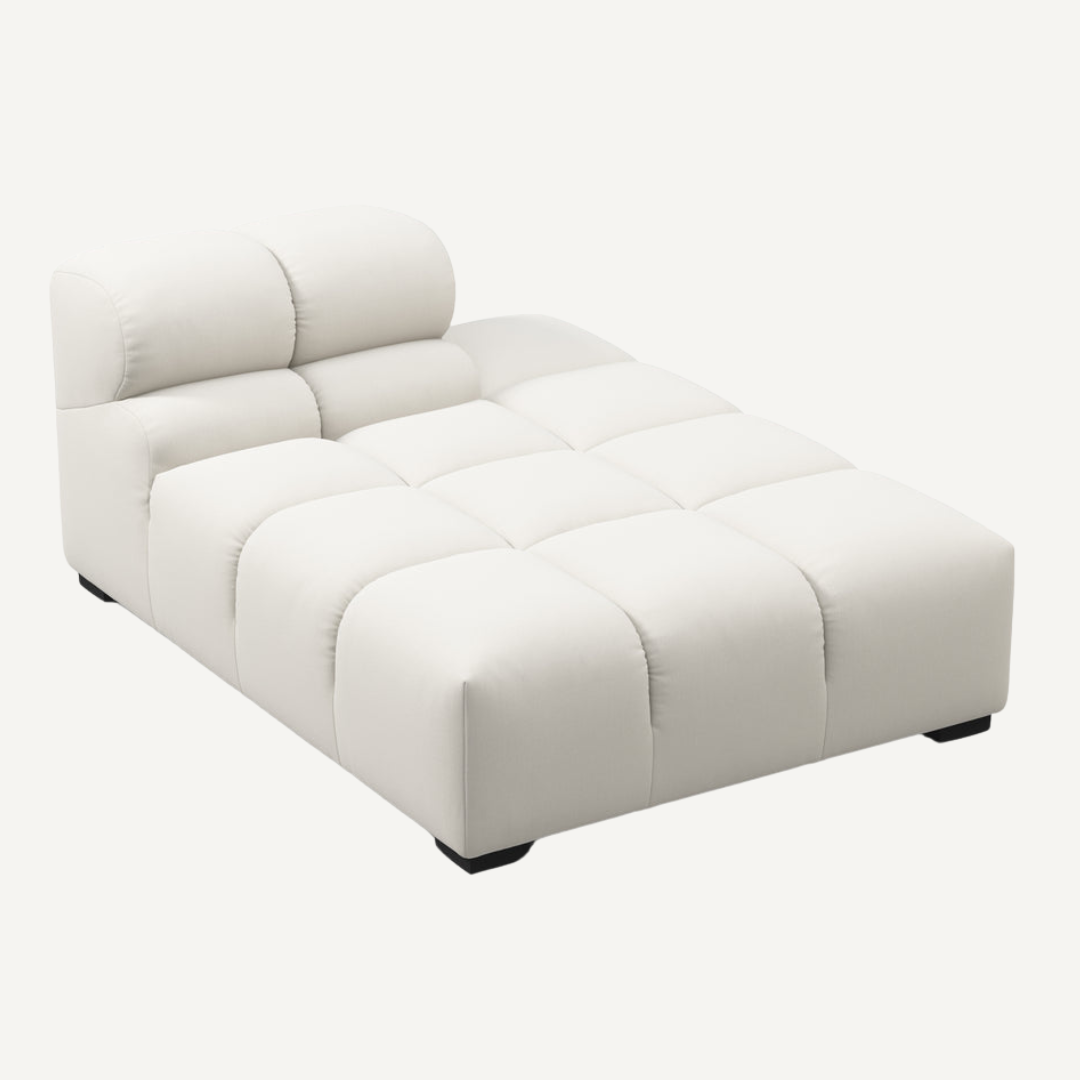 Long Chaise with Cut Backrest on Right – Tully Modular Sofa