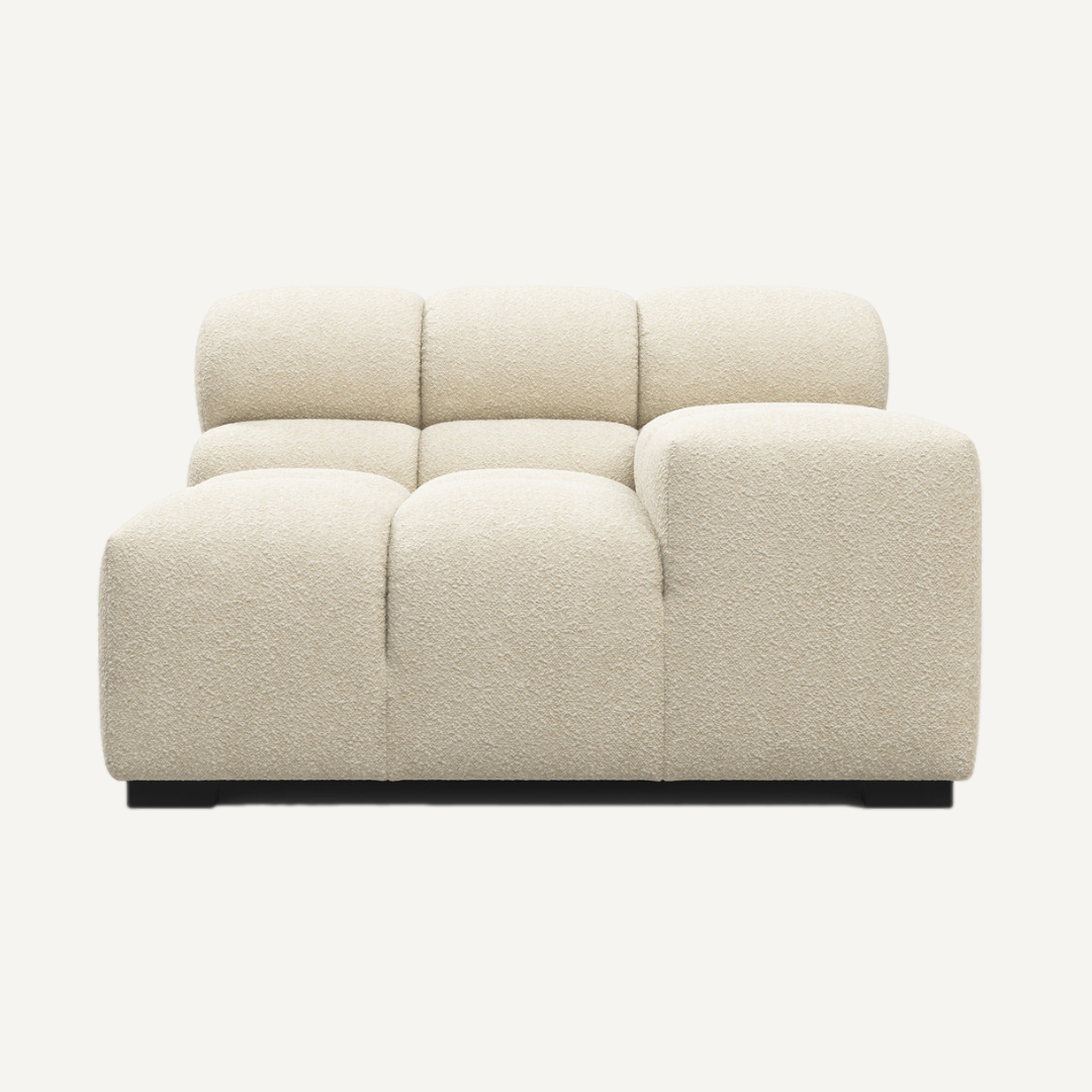 Left-Hand Low Armrest Corner Module for Tully Modular Sofa