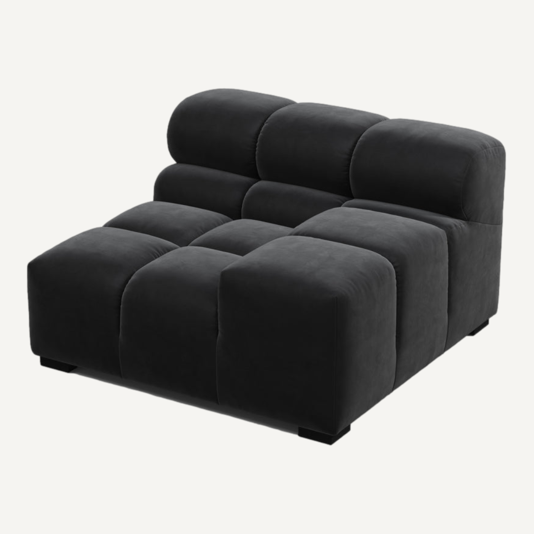 Left-Hand Low Armrest Corner Module for Tully Modular Sofa