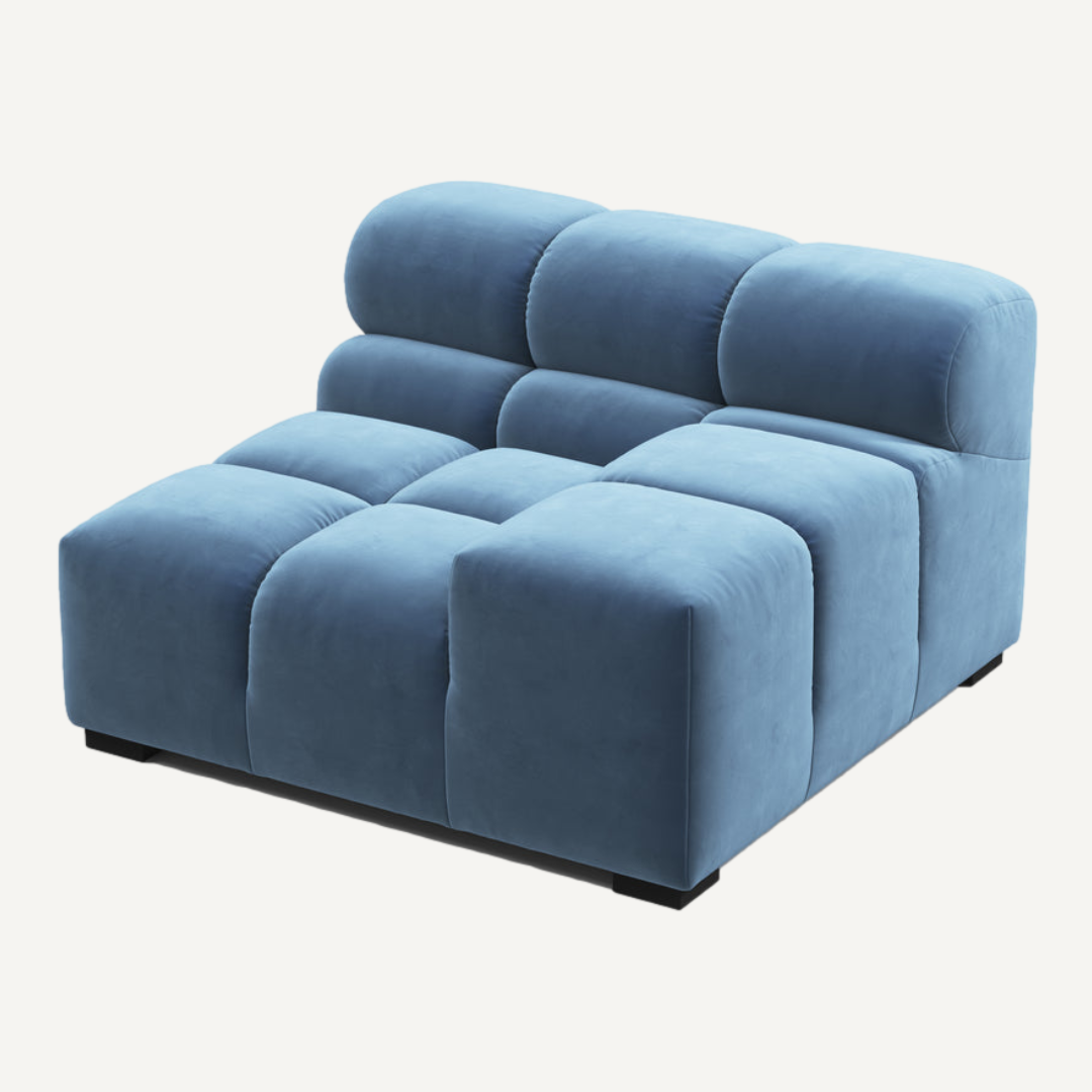 Left-Hand Low Armrest Corner Module for Tully Modular Sofa