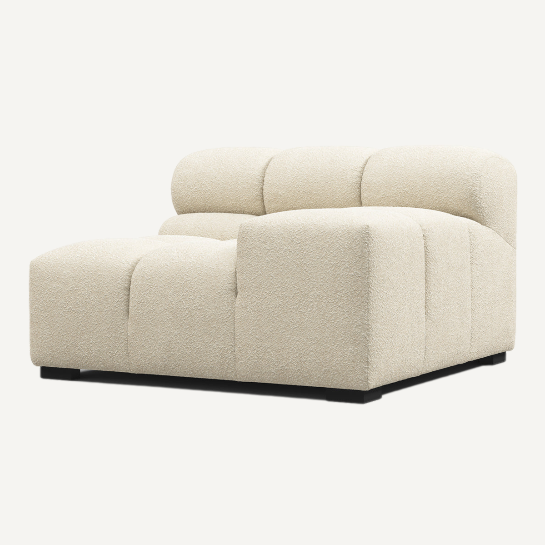 Left-Hand Low Armrest Corner Module for Tully Modular Sofa