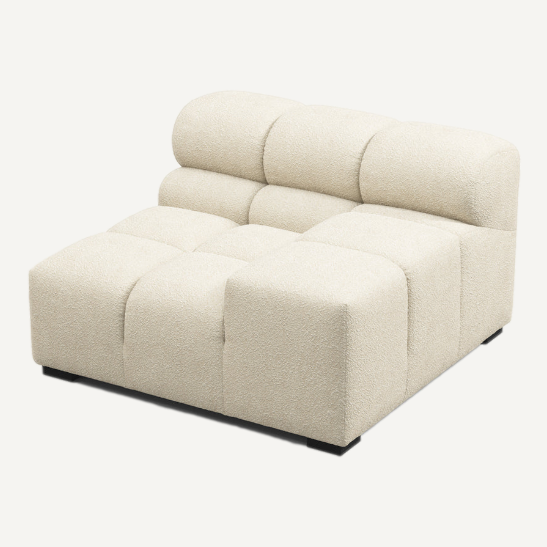 Left-Hand Low Armrest Corner Module for Tully Modular Sofa