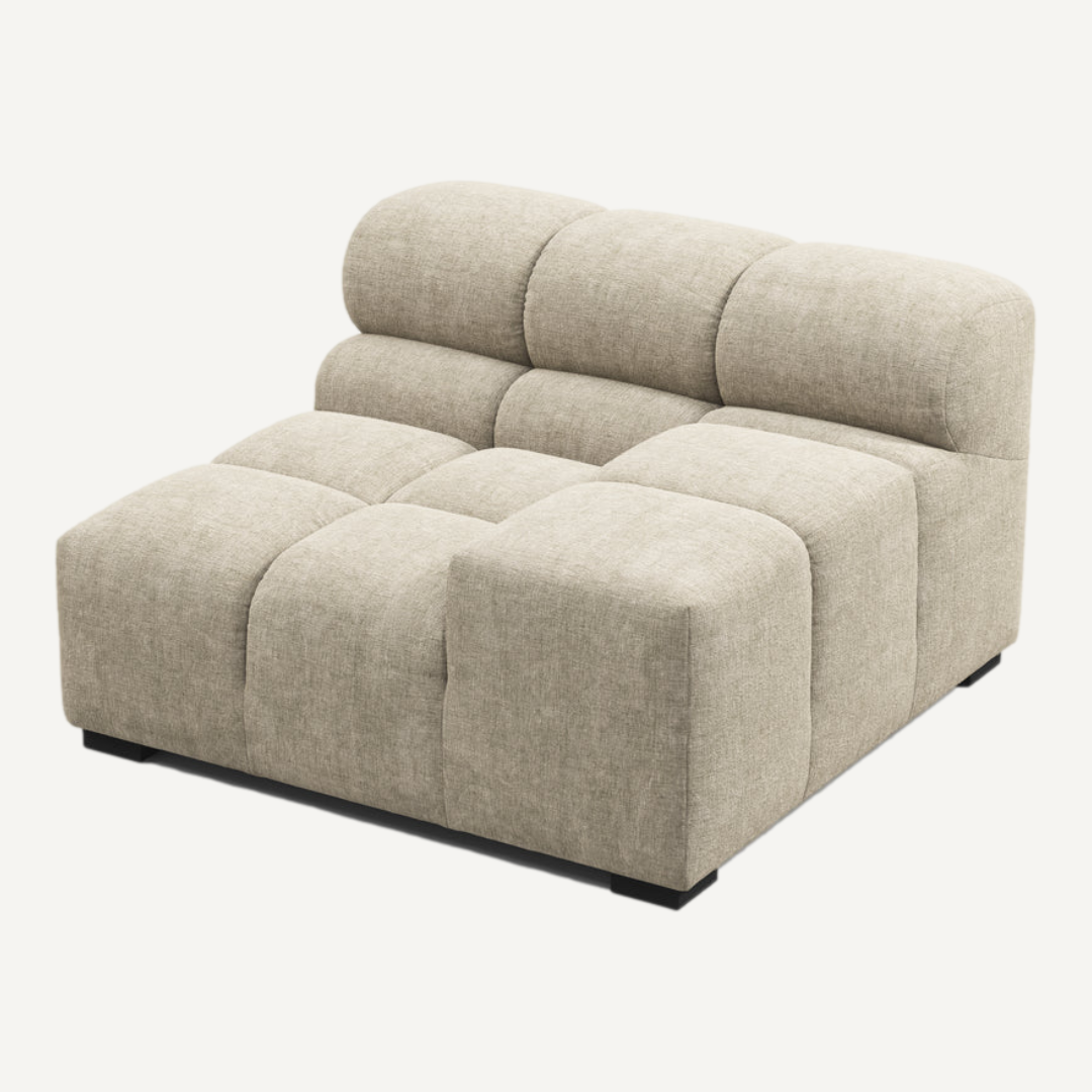 Left-Hand Low Armrest Corner Module for Tully Modular Sofa
