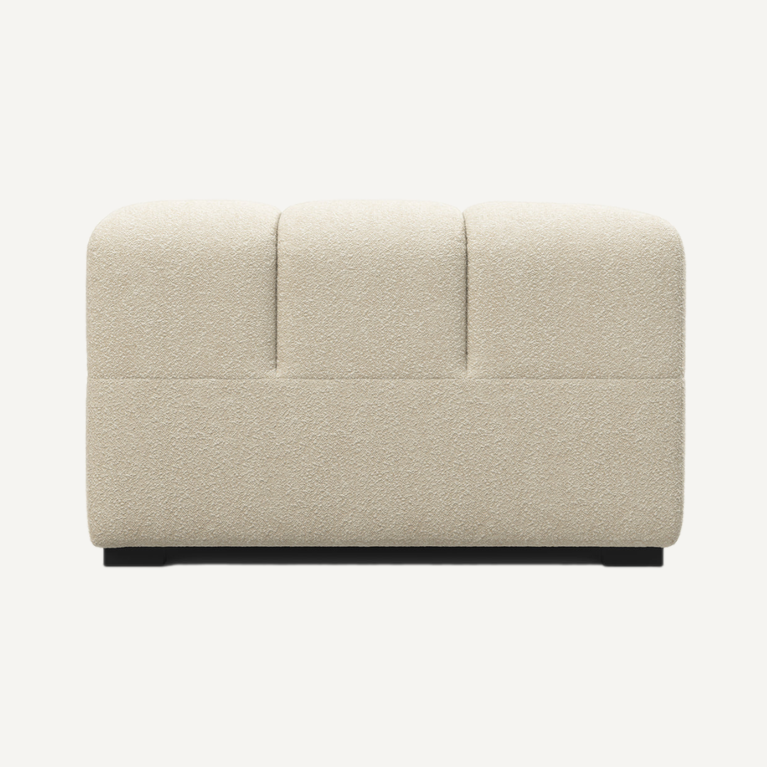 Left-Hand High Armrest Corner Module for Tully Modular Sofa