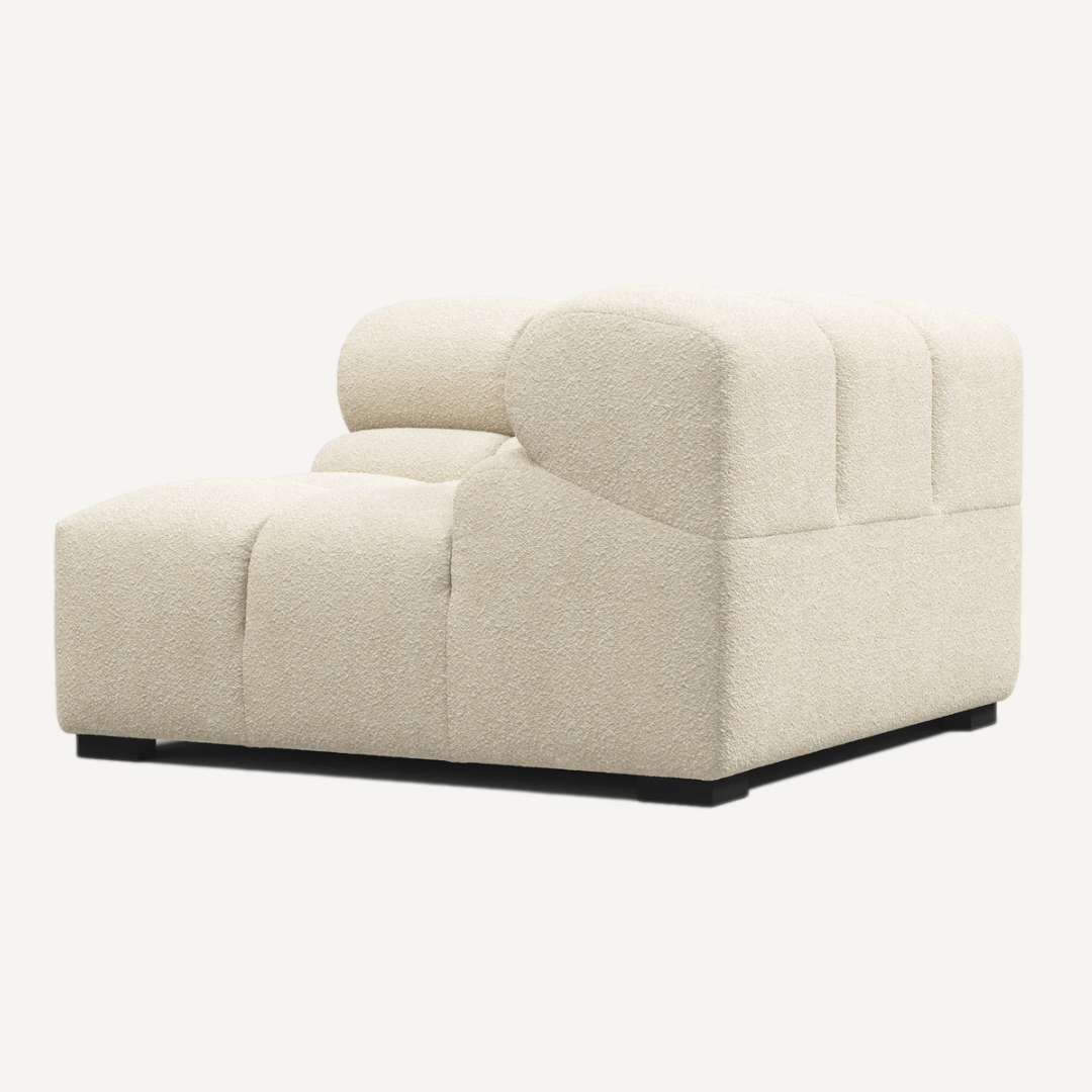 Left-Hand High Armrest Corner Module for Tully Modular Sofa
