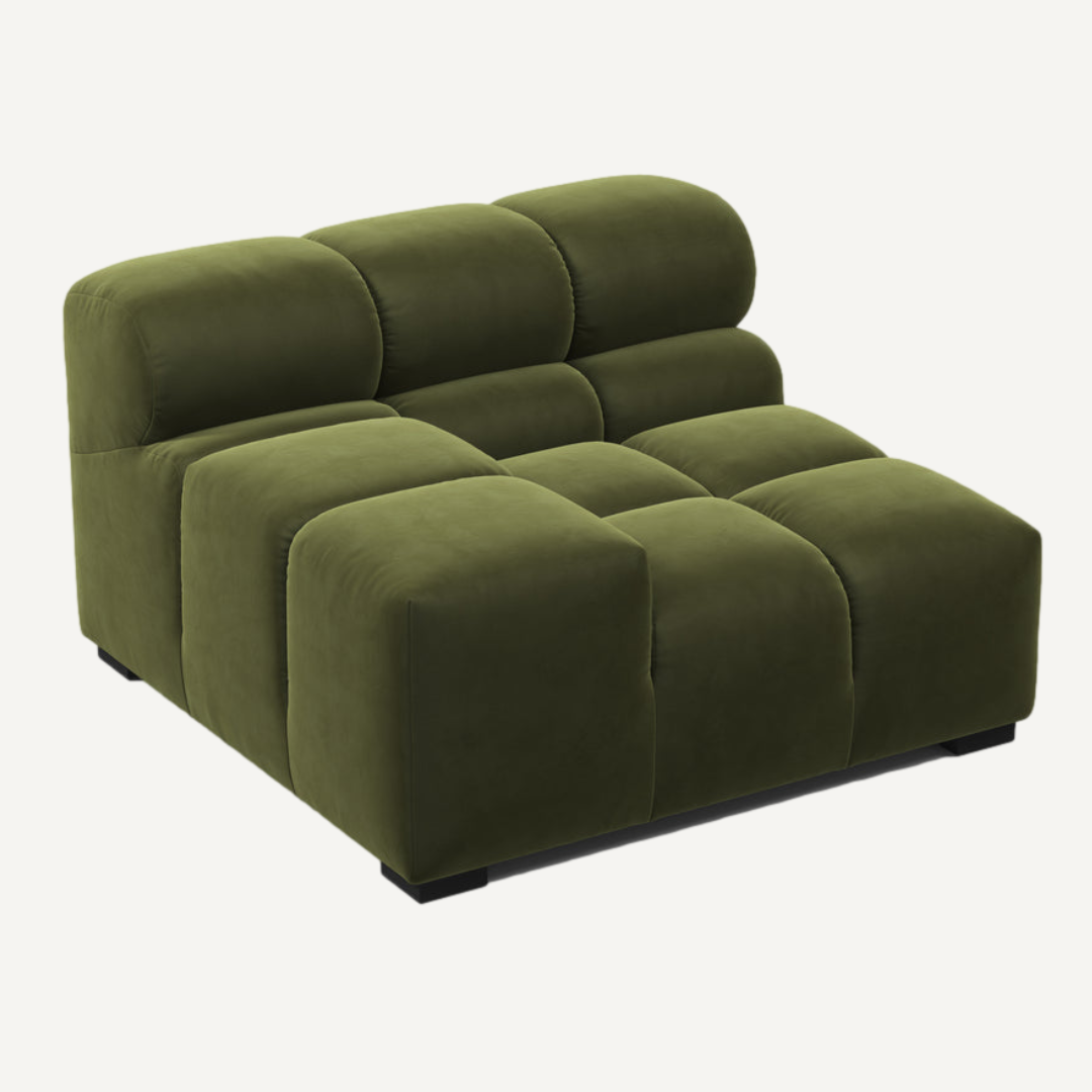Right-Hand Low Armrest Corner Module for Tully Modular Sofa