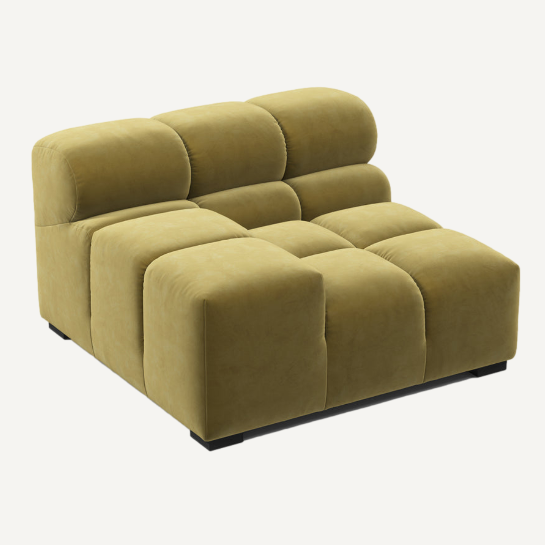 Right-Hand Low Armrest Corner Module for Tully Modular Sofa