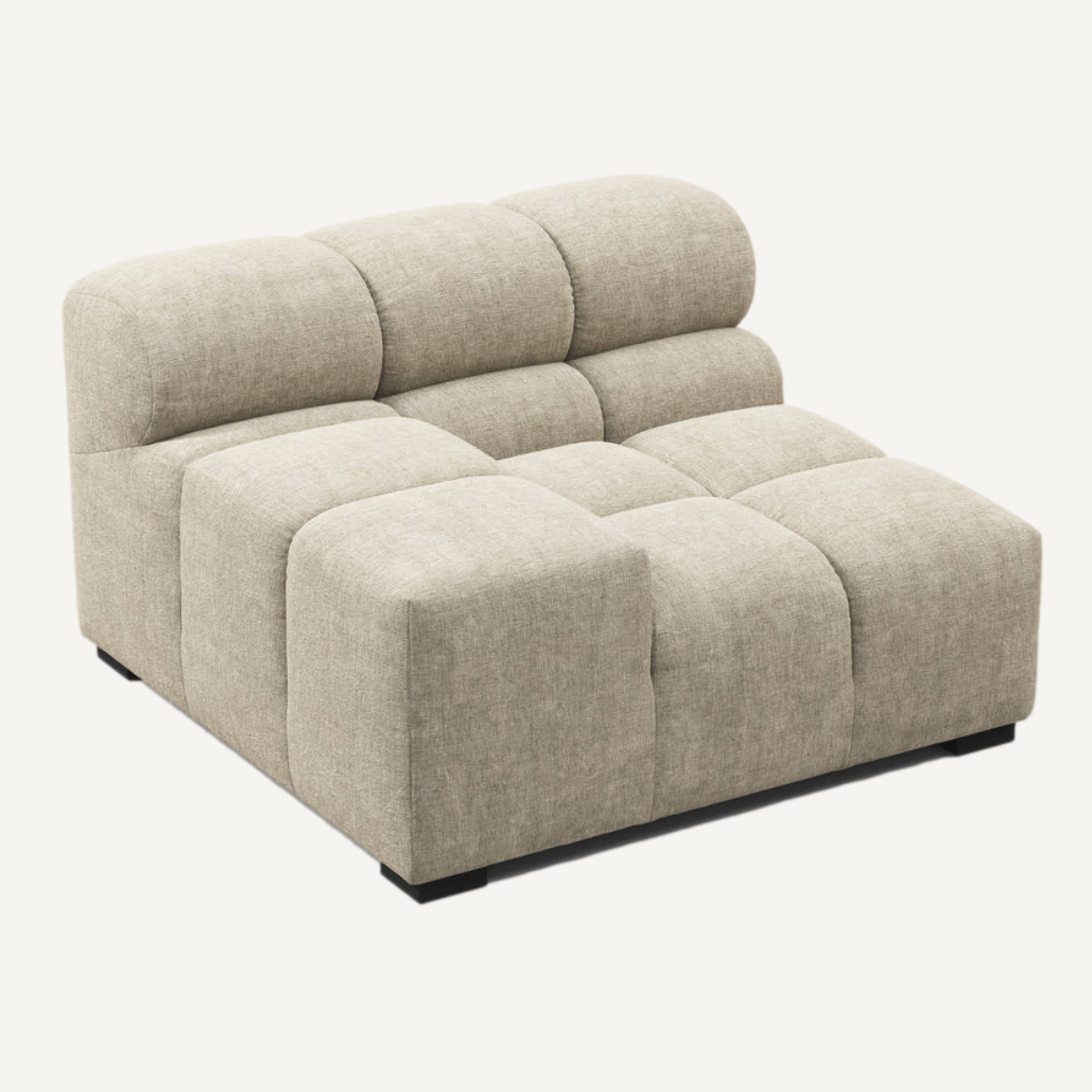Right-Hand Low Armrest Corner Module for Tully Modular Sofa