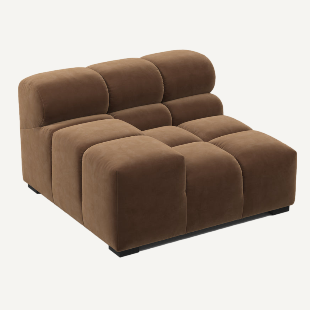 Right-Hand Low Armrest Corner Module for Tully Modular Sofa