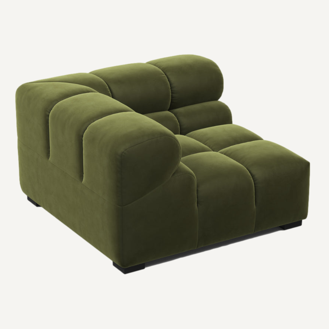 Right-Hand High Armrest Corner Module for Tully Modular Sofa