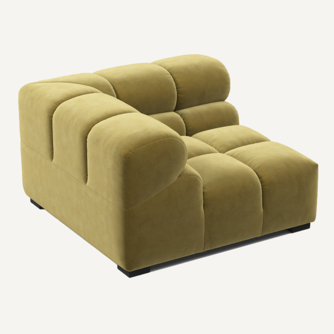 Right-Hand High Armrest Corner Module for Tully Modular Sofa
