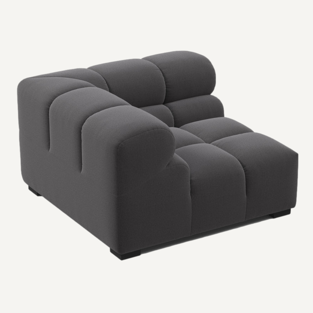 Right-Hand High Armrest Corner Module for Tully Modular Sofa