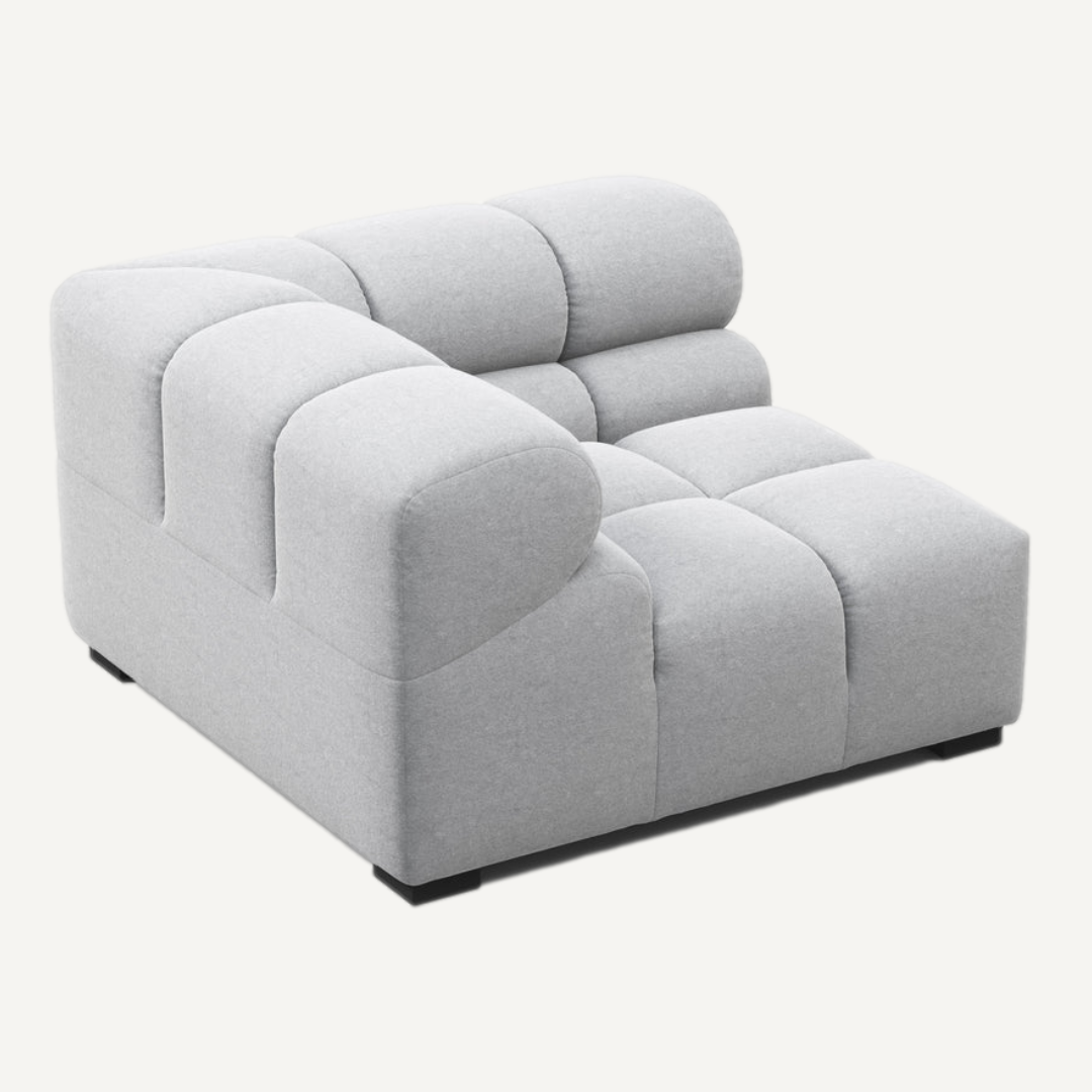 Right-Hand High Armrest Corner Module for Tully Modular Sofa